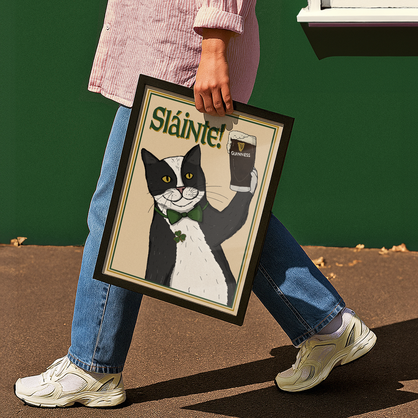 Sláinte Guinness Cat
