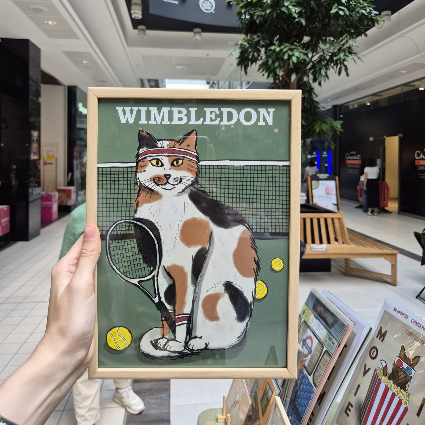 Tennis Cat Wimbledon